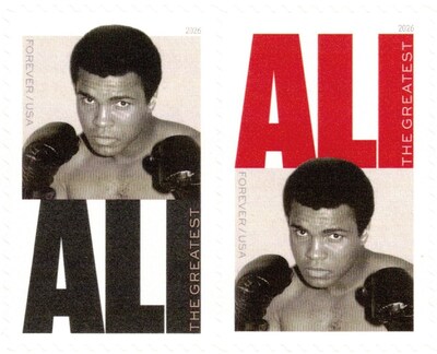 USPS Muhammad Ali Forever Stamps, 20 Postage Stamps (FOR-ALI-20)
