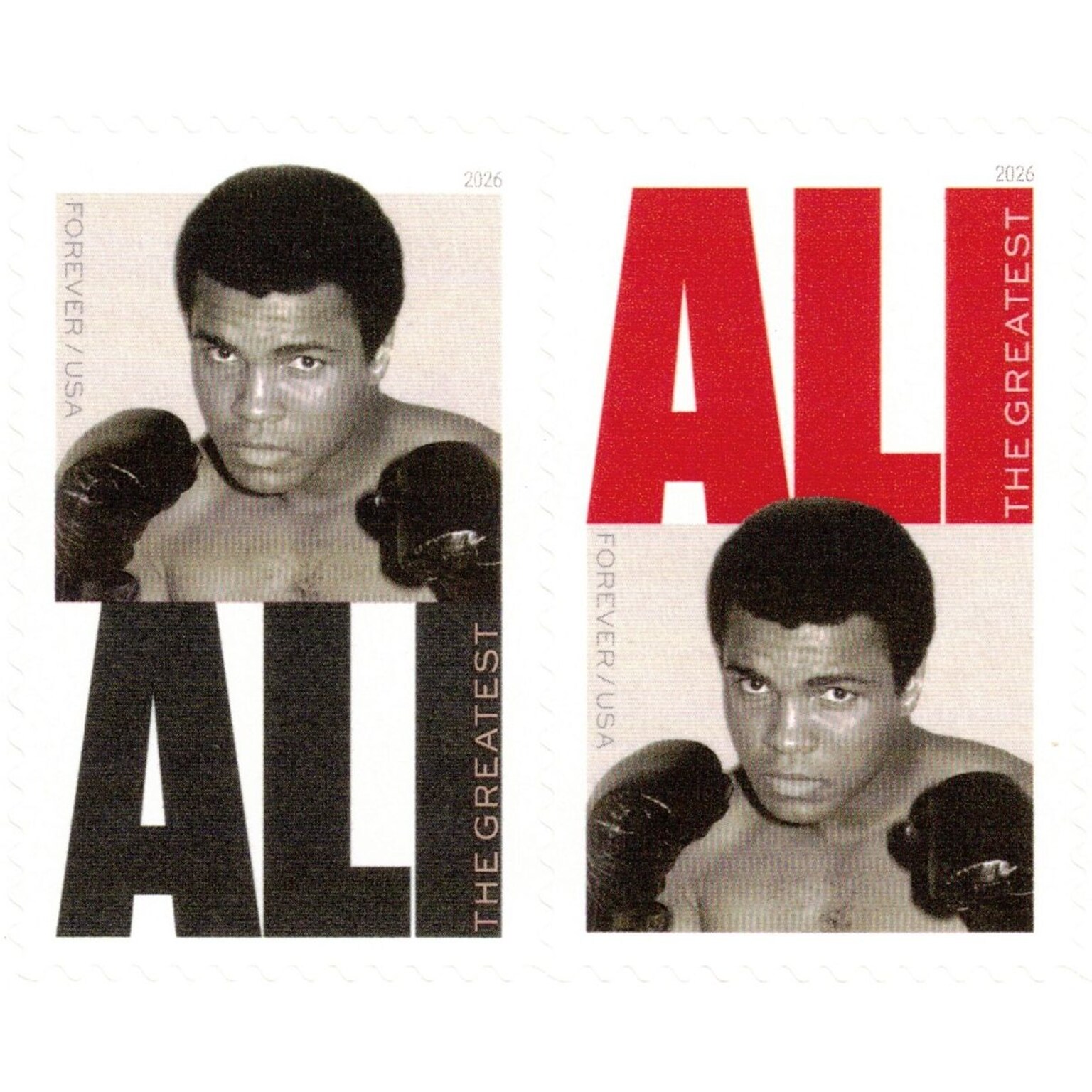 USPS Muhammad Ali Forever Stamps, 20 Postage Stamps (FOR-ALI-20)