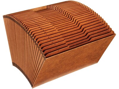 Pendaflex Heavy Duty Reinforced Paper Stock Accordion File, Numerical Index, 31-Pocket, Legal, Brown, Each (R219DHD)