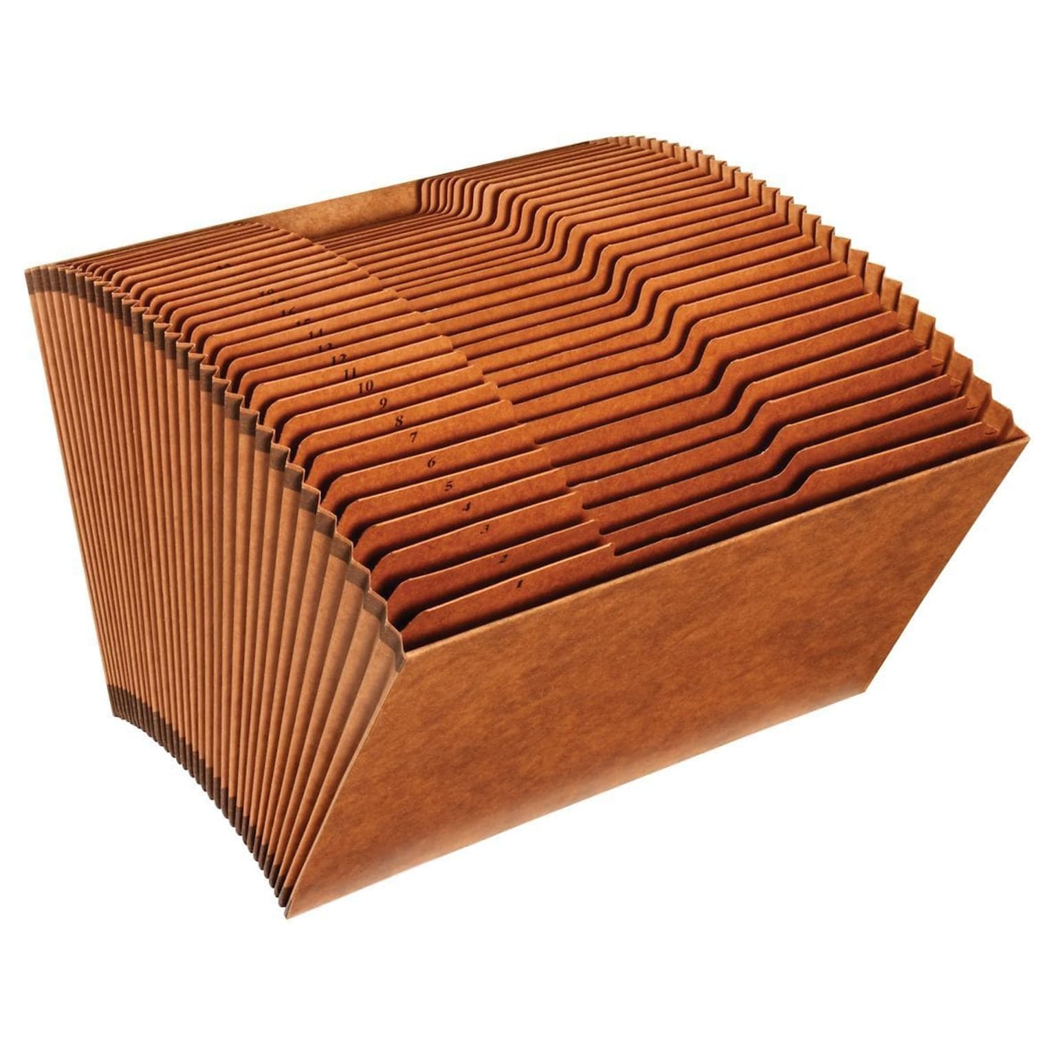 Pendaflex Heavy Duty Reinforced Paper Stock Accordion File, Numerical Index, 31-Pocket, Legal, Brown, Each (R219DHD)