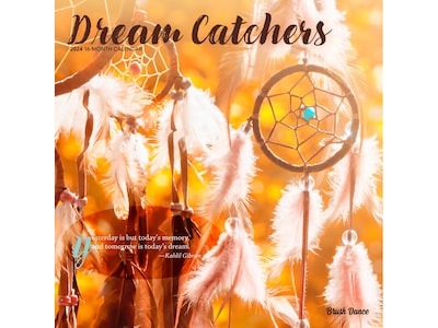 2024 Brush Dance Dream Catchers 12 x 12 Monthly Wall Calendar (9781975470777)