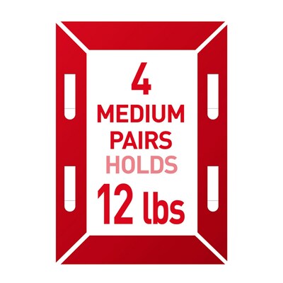 Command Medium  Hanging Strips, 12 lb., White, 12/Pack (17204-12ES)