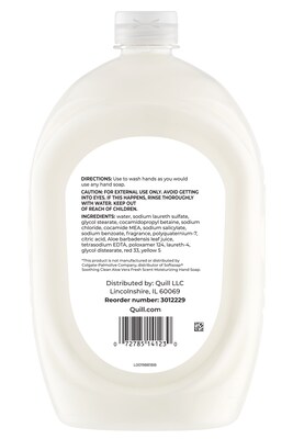 Quill Brand® Moisturizing Hand Soap Refill; Aloe Formula, Floral Scent, 50 oz. (1000052968)