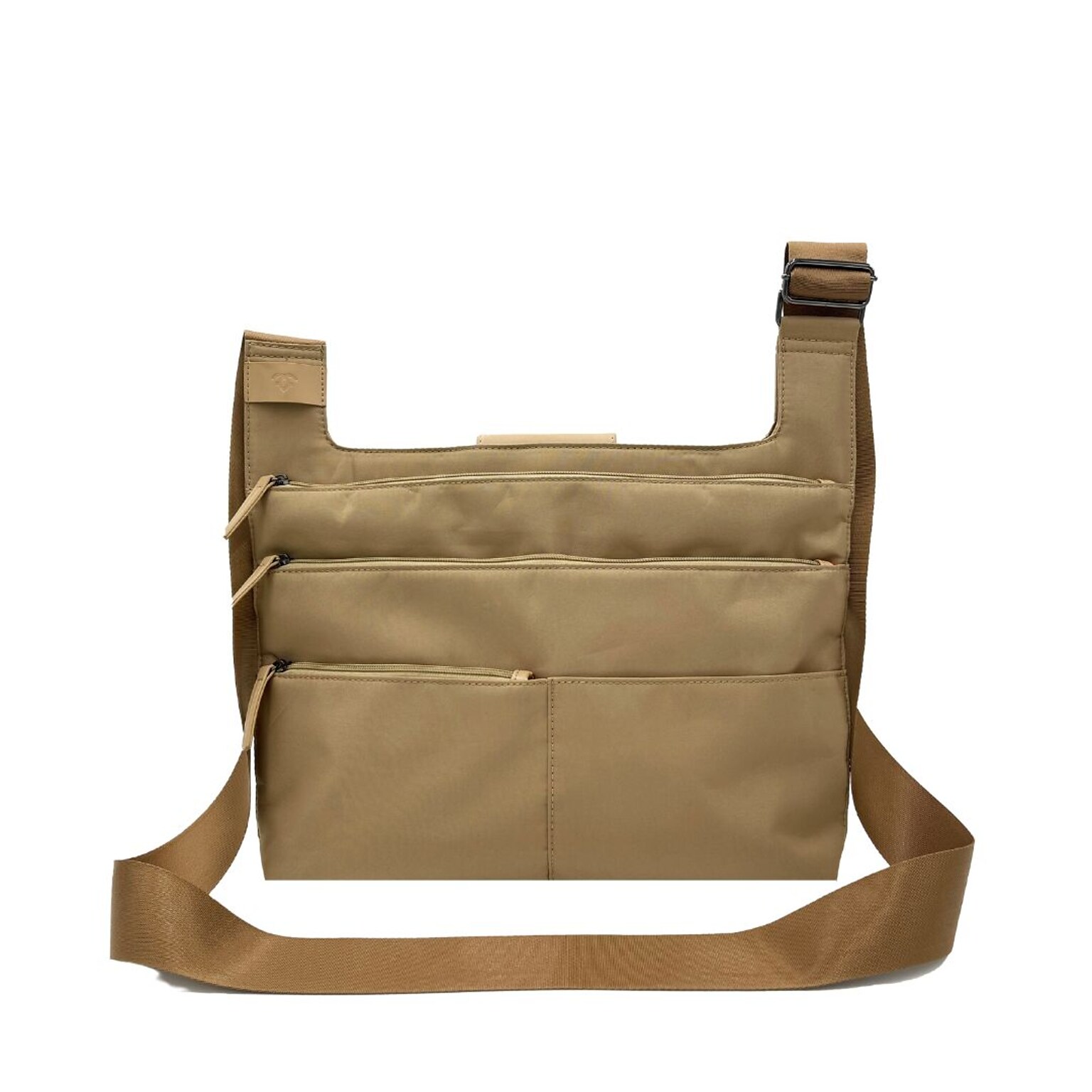 Francine Collections City Slim Montana 14 Laptop Crossbody Bag, Tan (FWC14TNLA23)