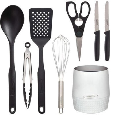 Farberware kitchen tools with crock organizer