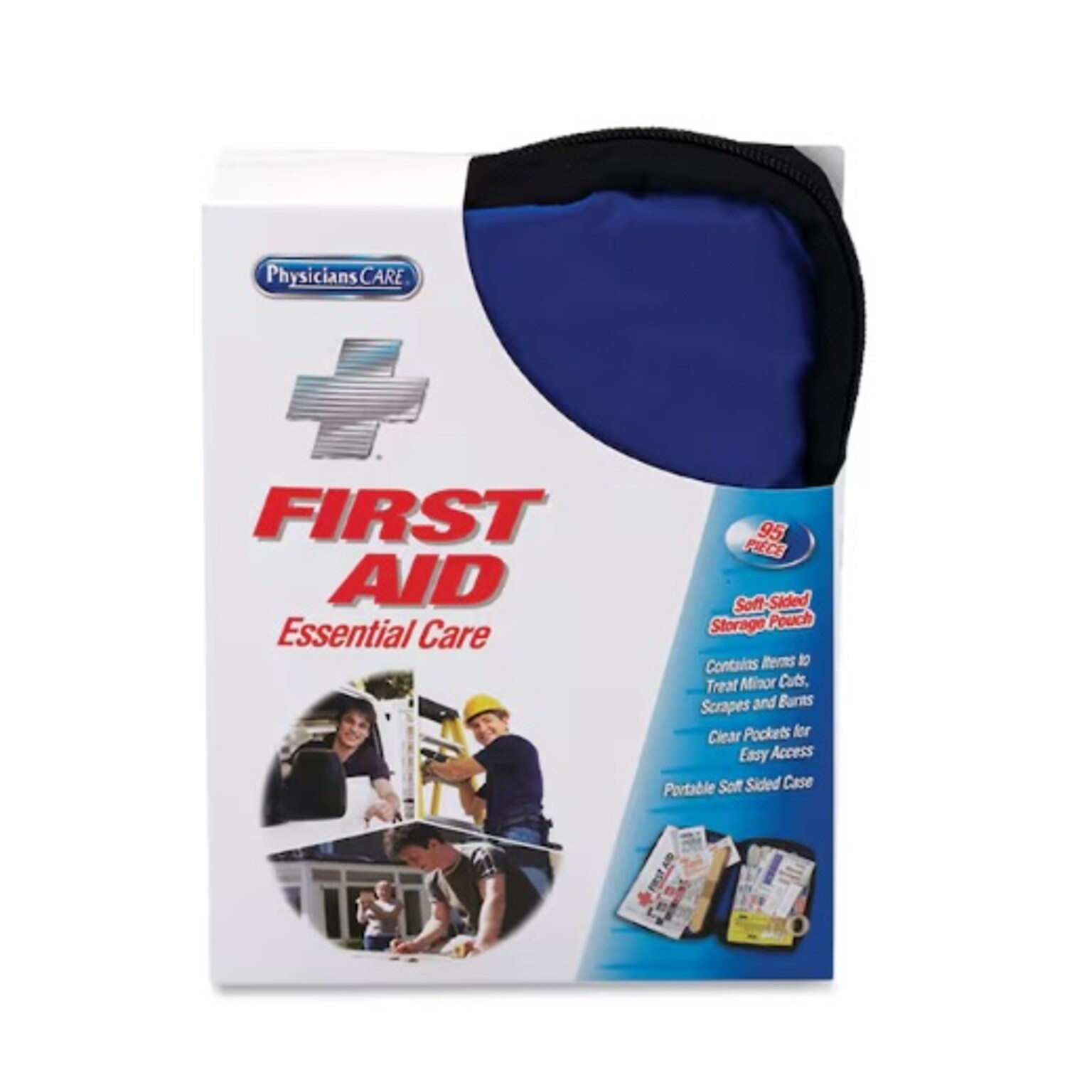 PhysiciansCare Fabric First Aid Kit, 10 People, 95 Pieces (90166)