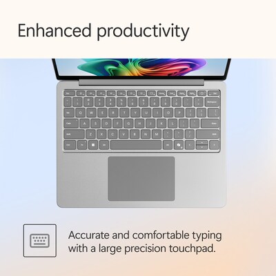 Microsoft Surface 13" Touchscreen Laptop, Copilot+ PC, Snapdragon X Plus, 16GB RAM, 512GB UFS, Windows 11, Platinum (EP2-33462)