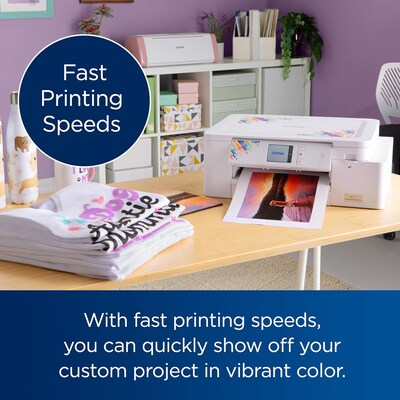 Brother Wireless Color Print Only Sublimation Ink Printer Bundle, Home Office (SP1INKS-STP)