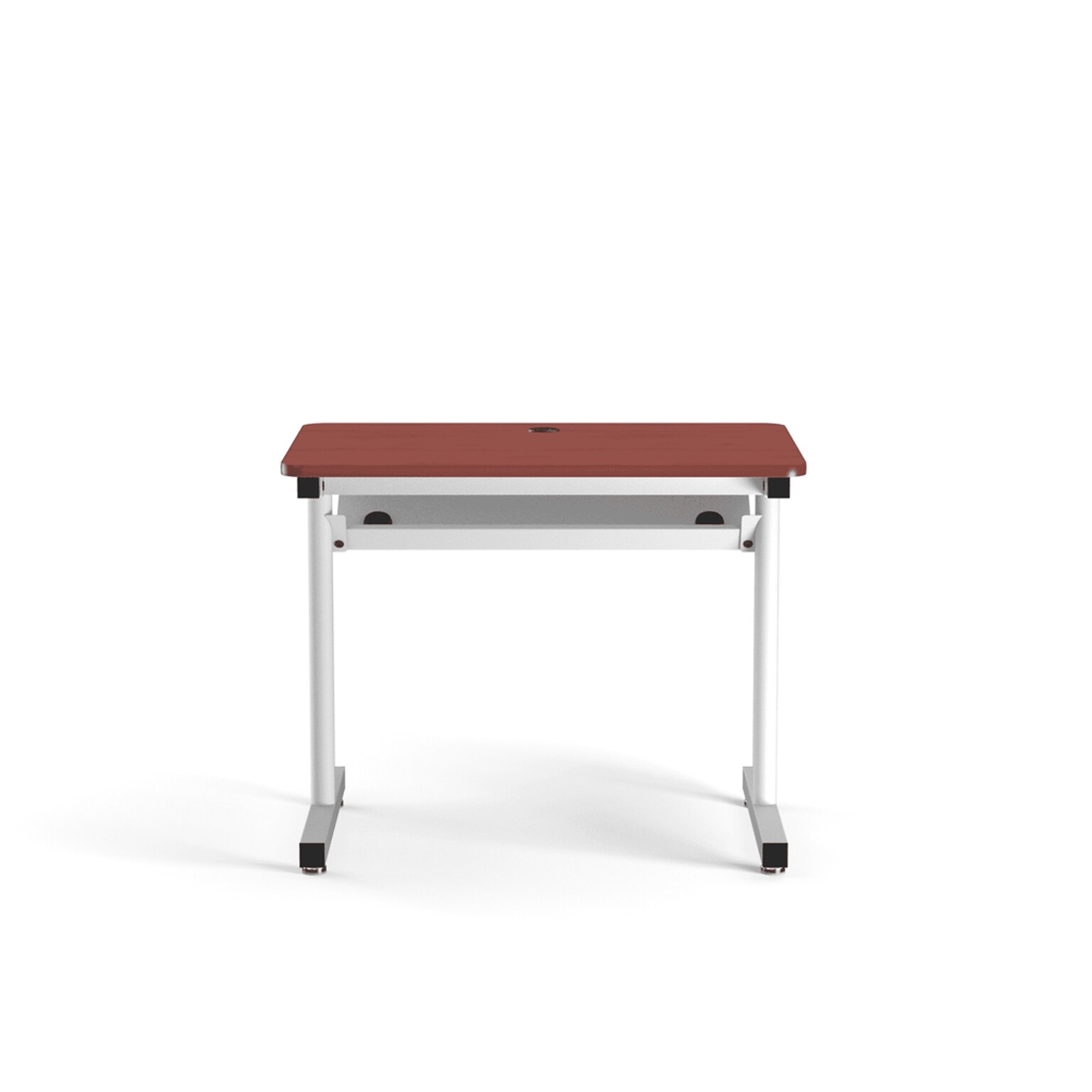 VersaDesk 36W Basic Computer Table, Cherry/White (BCT3624-WC)