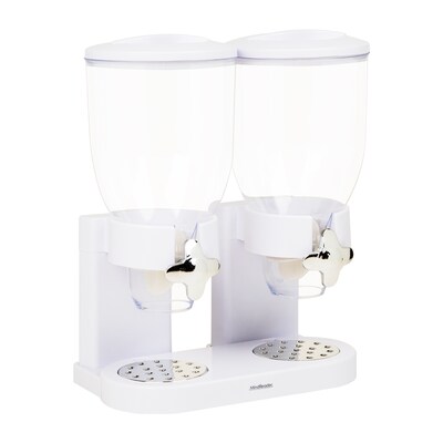Mind Reader Food Storage Dispenser, White (CEREALD2-WHT)