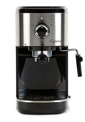 Capresso 2-Cups Pump/Automatic Espresso Machine, Silver (120.05)