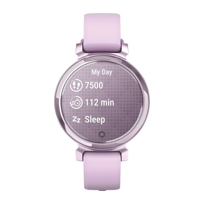 Garmin Lily 2 Smartwatch, GPS, 35.4mm, Lilac Silicone Band (010-02839-01)