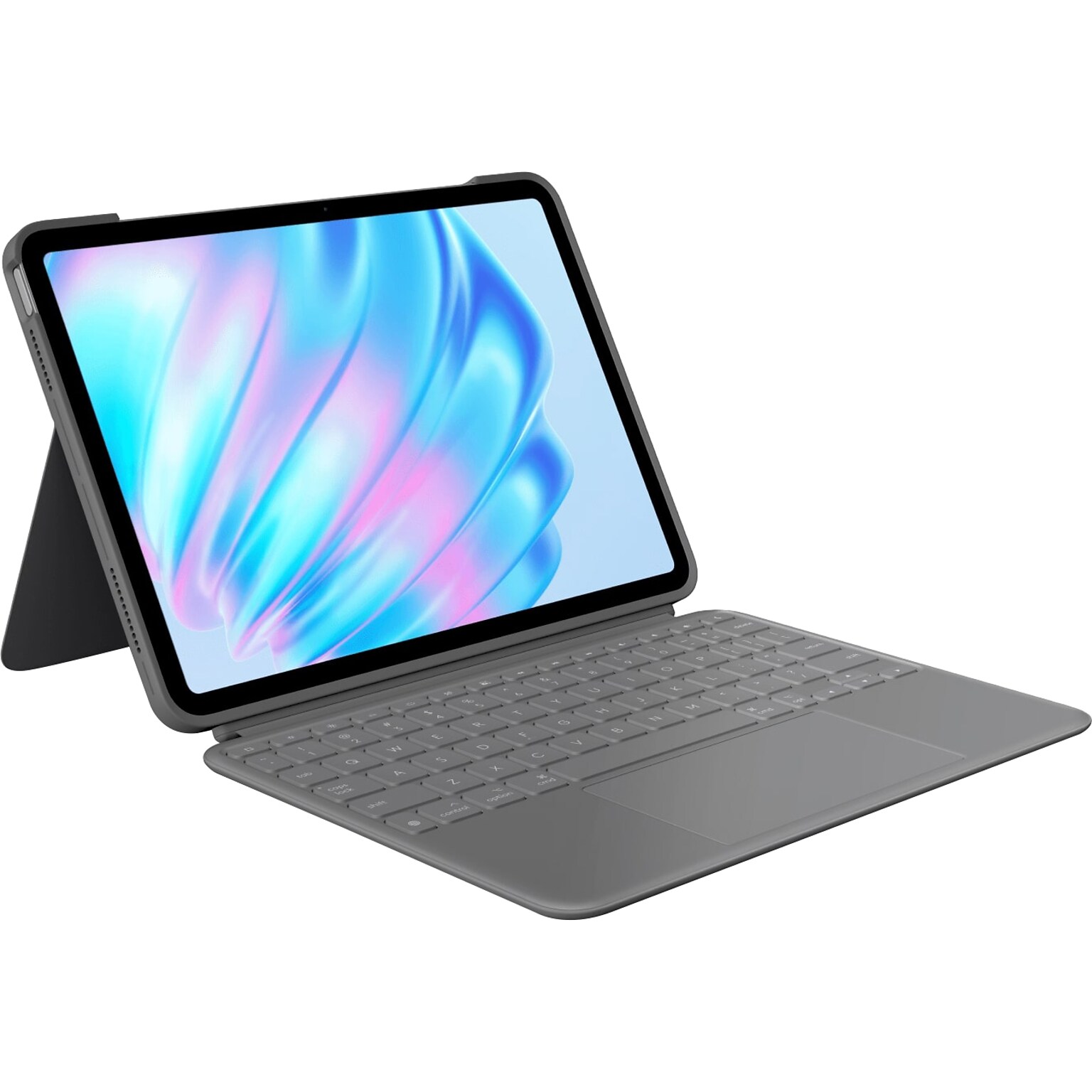 Logitech Combo Touch 11 Keyboard Case for iPad Air, Oxford Gray (920-012626)