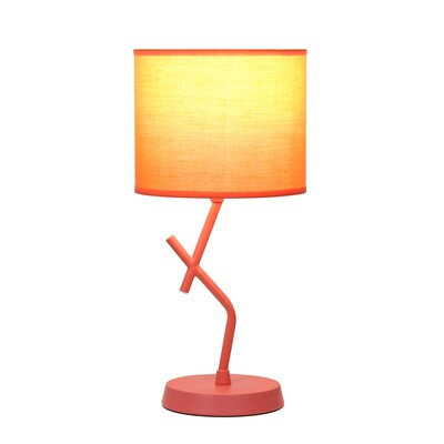 Simple Designs Abstract 17.13 LED Table Lamp, Orange (LT1172-ORG)