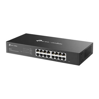 TP-Link Omada 16-Ports Gigabit Ethernet Managed Switch 1000Mbps, Black (ES216G)