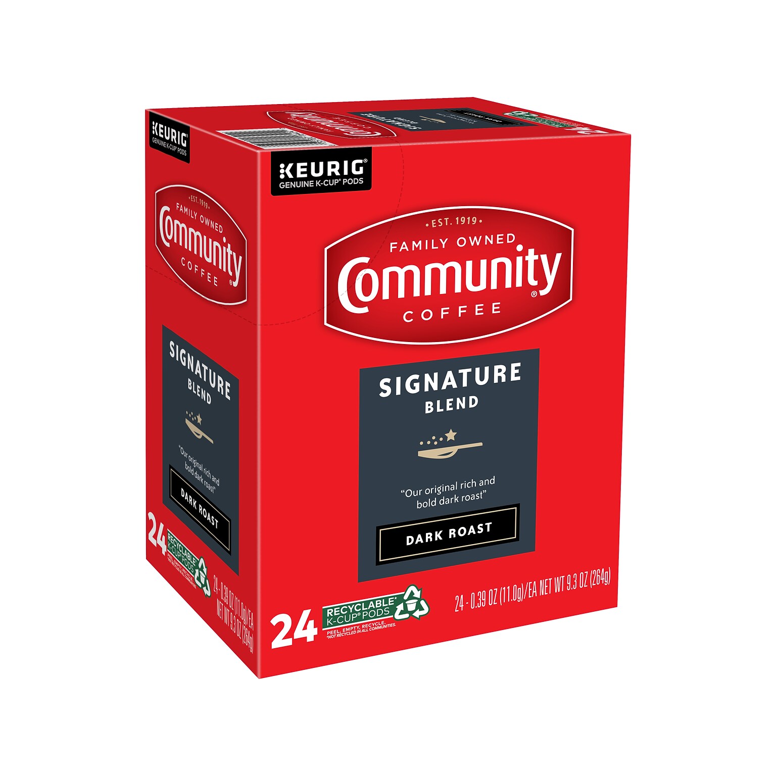 Community Coffee Signature Blend Coffee Keurig® KCup® Pods, Dark Roast