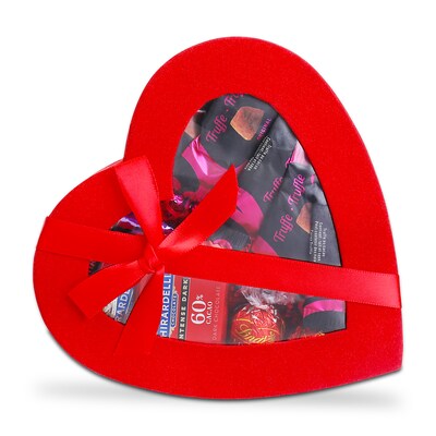 Alder Creek Gift Baskets Red Heart Shaped Box of Chocolates (FG02435)