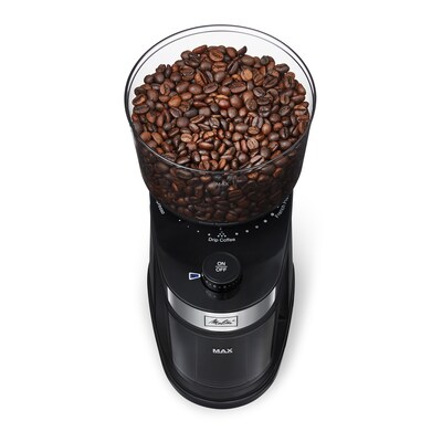 Melitta Molino Burr Coffee Grinder, Black (MCG001PULBK0)