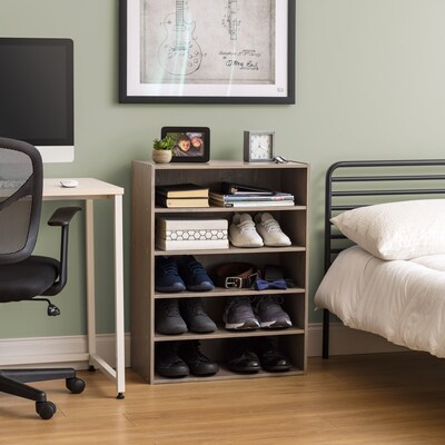 Iris 31.51" 5-Shelf Bookcase, Gray (596987)