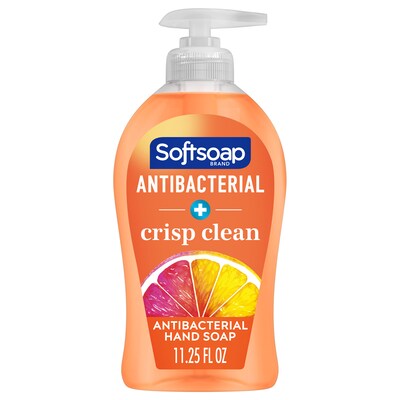 Softsoap Antibacterial Liquid Hand Soap, Crisp Clean Scent, 11.25 oz., 6/Carton (US03562)