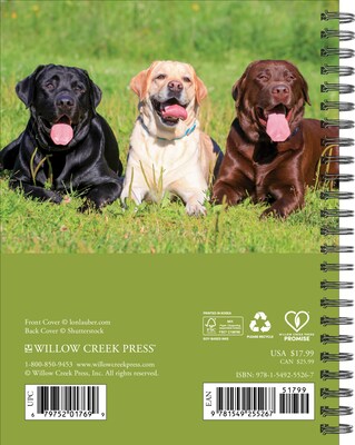 2026 Willow Creek What Labs Teach Us 6.5 x 8.5 Weekly Planner, Paperboard Cover (55267)