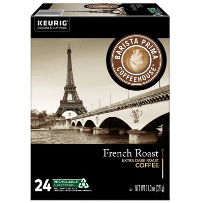 Barista Prima French Roast Coffee Keurig® K-Cup® Pods, Dark Roast, 96/Carton (6611CT)