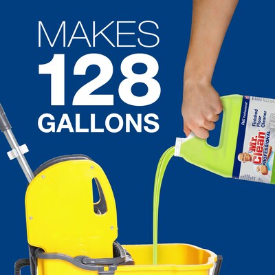 Mr. Clean Professional Liquid Concentrate Finished Floor Cleaner, Lemon Scent, 1 Gallon, 3/Carton (02621)