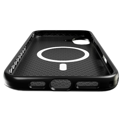 cellhelmet Fortitude Series MagSafe Phone Case for iPhone 16 Plus, Shock Absorbing, Onyx Black (CF-105-BLK)