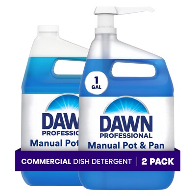 Dawn Professional Manual Pot & Pan Dish Soap, Original Scent, 1 Gal., 2/Carton (12163)