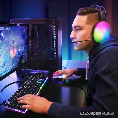 Enhance Voltaic 2 Ergonomic Ambidextrous Laser USB Gaming Mouse, Multicolored (9033569)