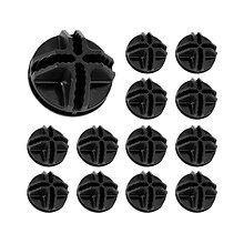 Mount-It! 1.4Dia. Storage Cube Connector, Black, 24/Pack (WI-4010)