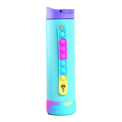 Elemental Iconic Pop Stainless Steel Triple Wall Insulated Water Bottle, 20 oz., Blue Tie Dye (EMLEB20PBTD18P)