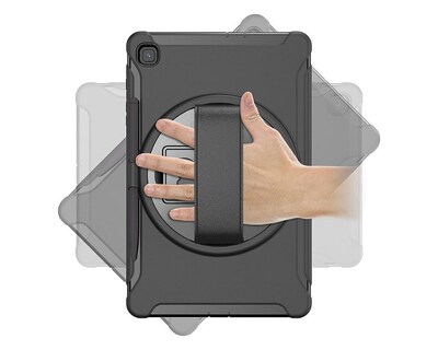 SaharaCase Protection Hand Strap Series Case for Samsung Galaxy Tab S6 Lite (2020/2022), Black (TB00259)