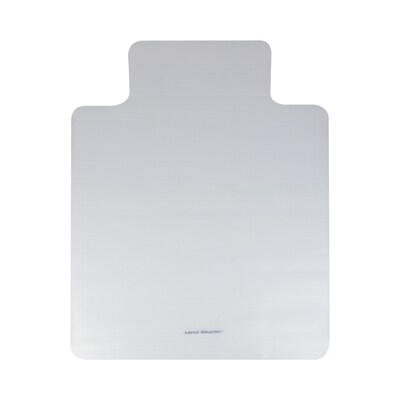 Mind Reader Hard Floor Chair Mat with Lip, 35" x 47'', Clear (FLCMAT-CLR)