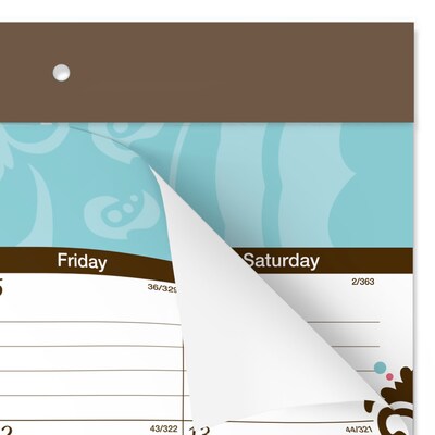 2027 AT-A-GLANCE Suzani 21.75" x 17" Monthly Desk Pad Calendar (SK17-704-27)