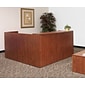 Regency Legacy 42"H x 71"W Double Box File Pedestal Reception Desk, Cherry (LRDRT2BFCH)