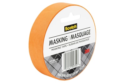 Scotch® Expressions Masking Tape, .94 x 20 yds., Tangerine (3437-ORG)