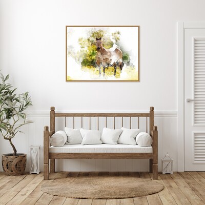 Amanti Art Stallion II by Chamira Young Framed Canvas Wall Art Print, 42" x 32" (A42677748000)