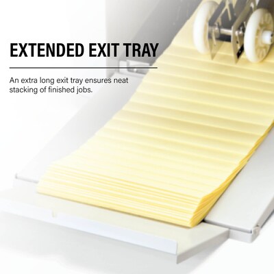 MBM 208J Manual Friction Feed Paper Folder, 500-Capacity, 14,000 Sheets/Hour (FO0601)