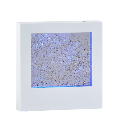 Simplee Adesso 9H LED Glitter Motion Light Box, White (SL3984-02)