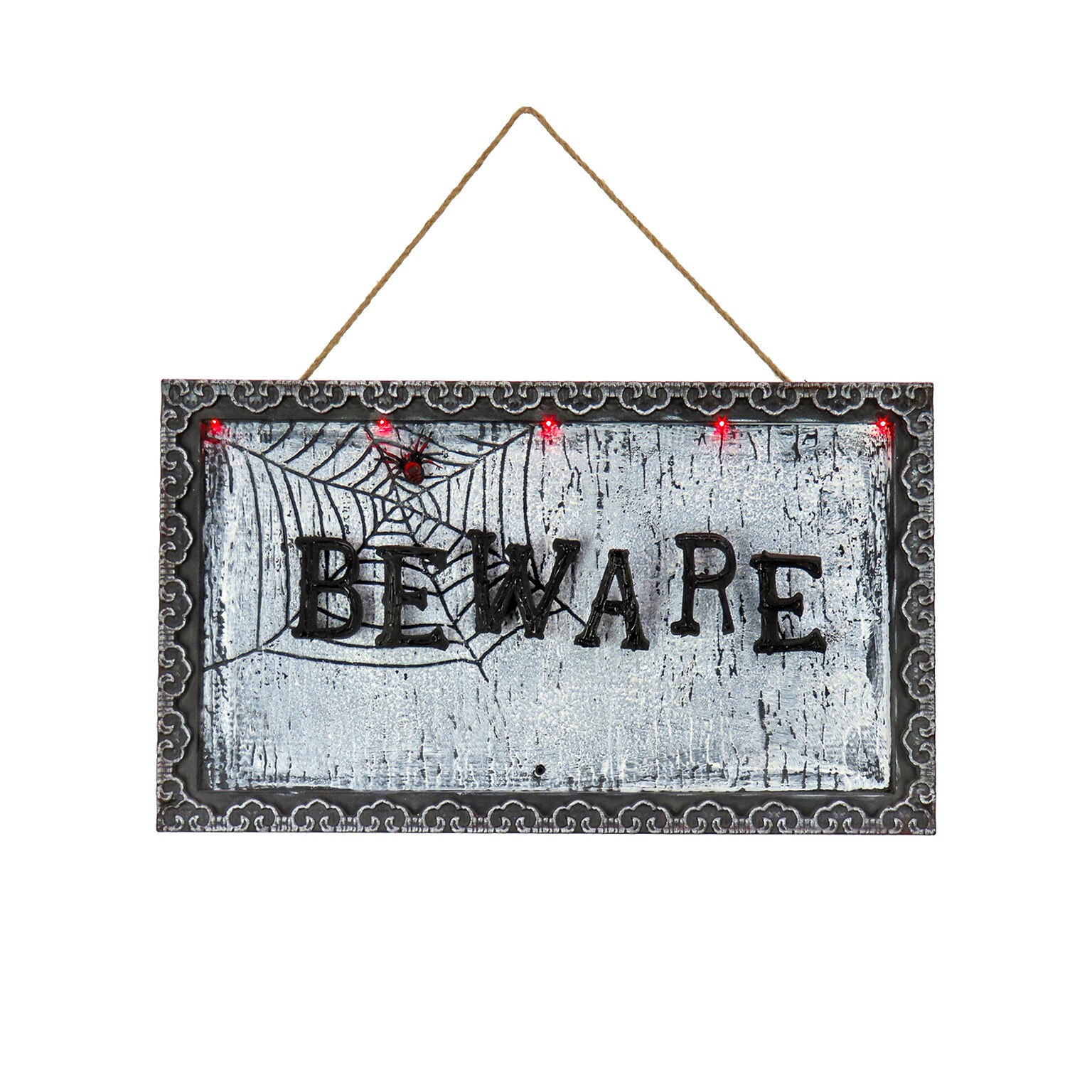 National Tree Company 18 Animated Halloween Door Sign, Sound Activated (OP77-195ZJ507-1)