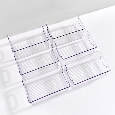 iDESIGN PET Organizer, Clear, 6/Set (95585N)