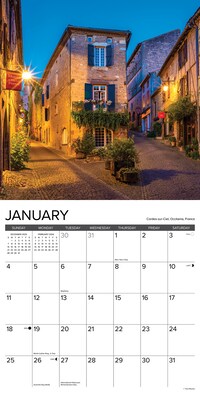 2026 Willow Creek Everyday Europe 12" x 12" Monthly Wall Calendar (55762)