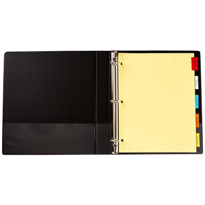 Office Essentials Insertable Paper Dividers, 5 Tabs, Multicolored (11465)