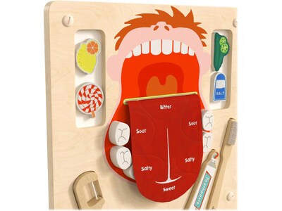 Flash Furniture Bright Beginnings Dental Hygiene STEAM Wall Activity Board (MK-ME10346-GG)