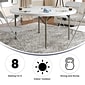 Flash Furniture Elon Folding Table, 59.75" x 59.75", Granite White (DADYCZ152RGW)