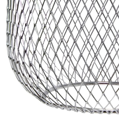 Lalia Home Industrial Mesh Desk Lamp, Chrome (LHD-2000-CH)