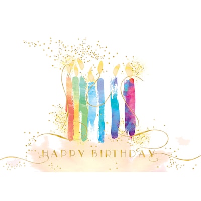 Best Day Ever Birthday Greeting Cards; Stock Verse Included; Boxed Set of 25 Cards and Envelopes