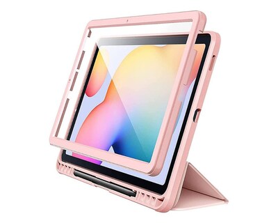 SaharaCase Heavy Duty Folio Case for Samsung Galaxy Tab S6 Lite (2020/2022), Rose Gold (TB00258)