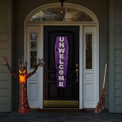 National Tree Company 48 Pre-Lit Scary Halloween Tree (DF-22090001L-1)